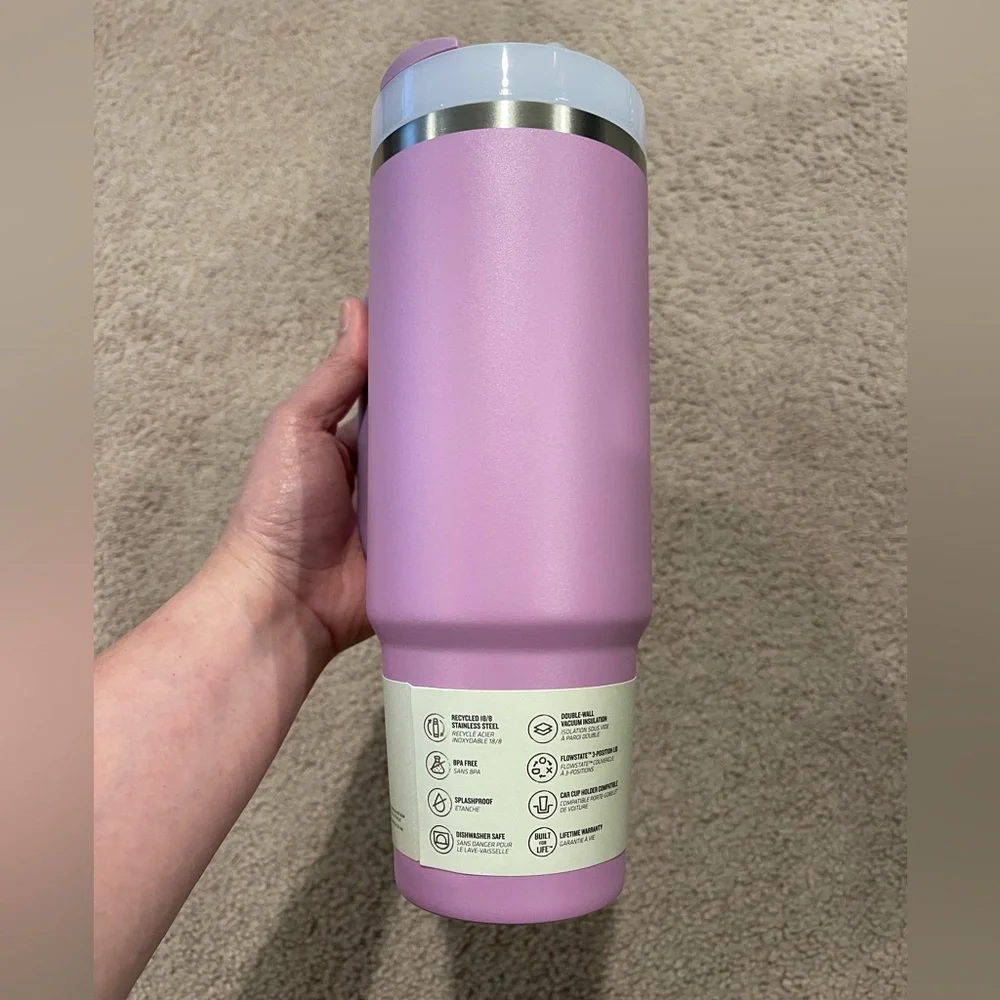 STANLEY Lavender Flowstate Quencher H2.0 Tumbler 30oz. Handle & Straw